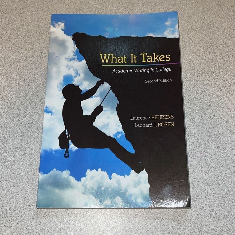 Pearson What it Takes Academic Writing‎ in College Second Edition Paperback